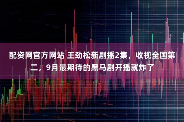 配资网官方网站 王劲松新剧播2集，收视全国第二，9月最期待的黑马剧开播就炸了