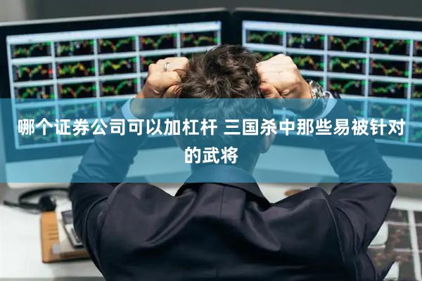 哪个证券公司可以加杠杆 三国杀中那些易被针对的武将